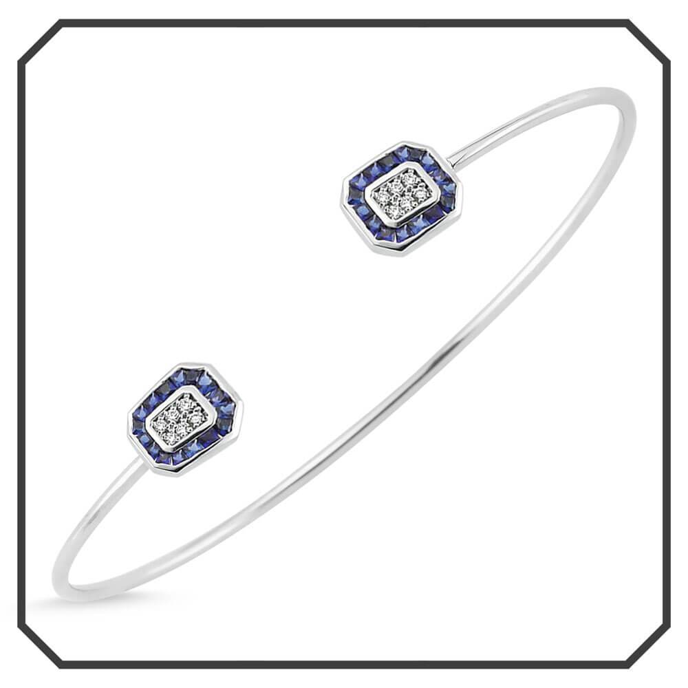 TRIO SAPPHIRE & DIAMOND BRACELET