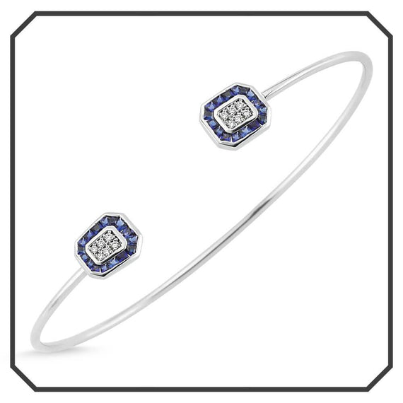 TRIO SAPPHIRE & DIAMOND BRACELET