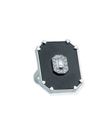 DARK ONYX RECTANGLE DIAMOND RING