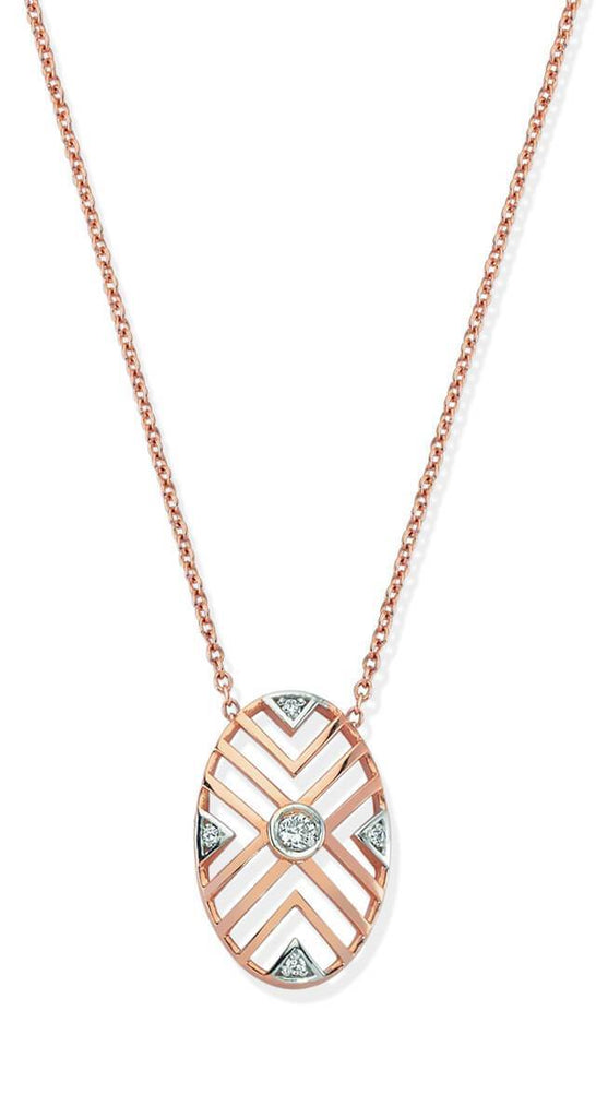 GEOMETRIA OVAL NECKLACE