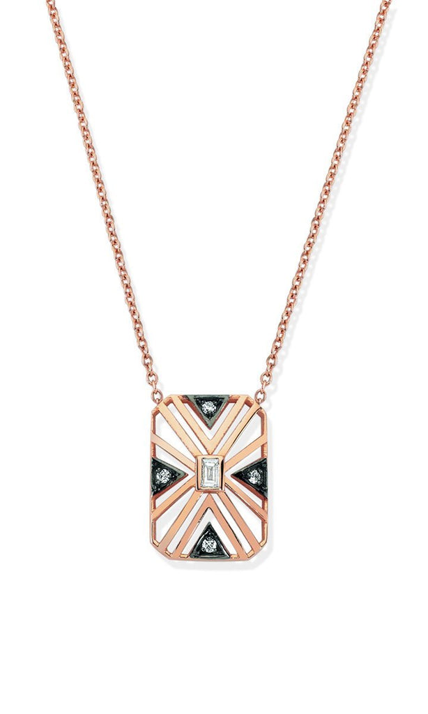 GEOMETRIA RECTANGLE NECKLACE