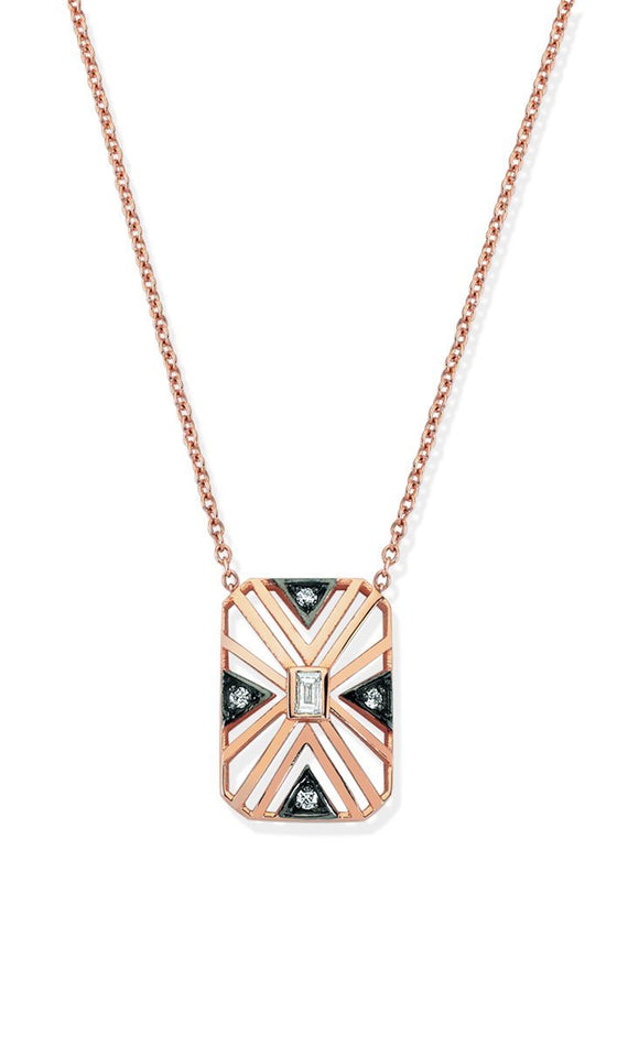GEOMETRIA RECTANGLE NECKLACE