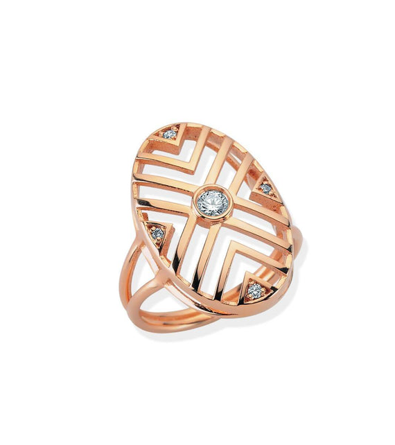 GEOMETRIA OVAL RING