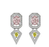 HARMONY MORGANITE & DIAMOND EARRINGS