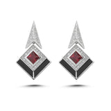 HARMONY STATEMENT RUBY & AQUA MARINE RING