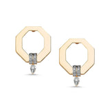 LUNA LUCE GOLD & TEAR DROP EARRINGS