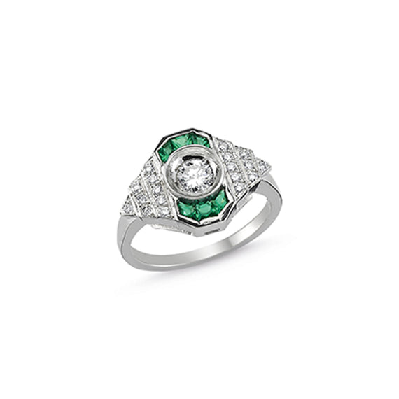 PARIS MINI EMERALD RING